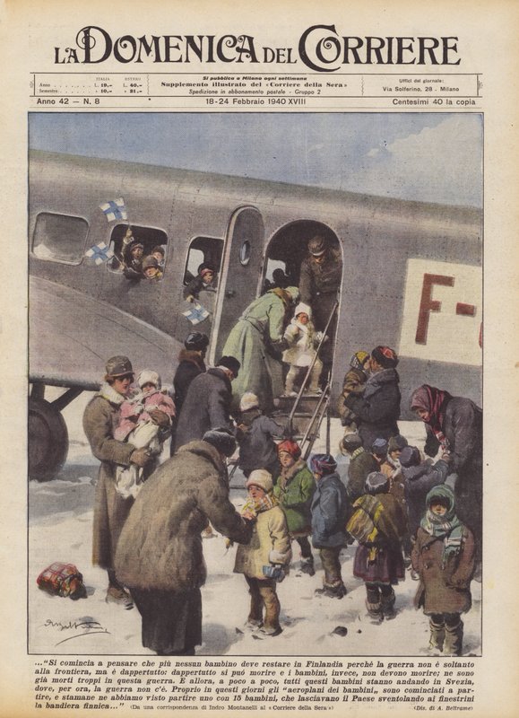 ? Vi begynder at tro, at der ikke må blive flere børn i Finland, hvorfor ikke krigen? af Achille Beltrame