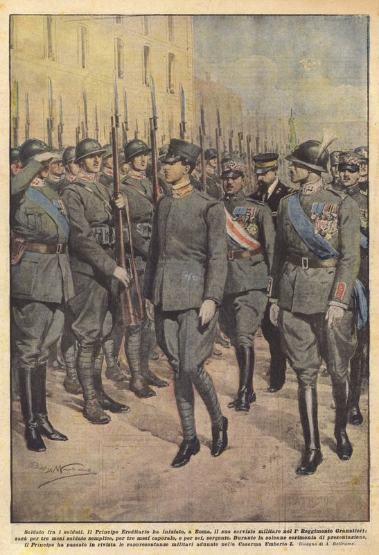 Soldat blandt soldaterne af Achille Beltrame