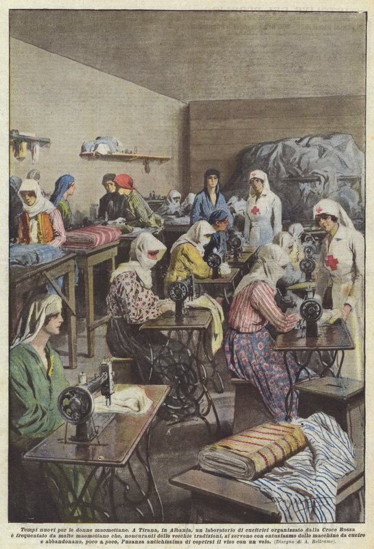 Nye tider for muhammedanske kvinder af Achille Beltrame