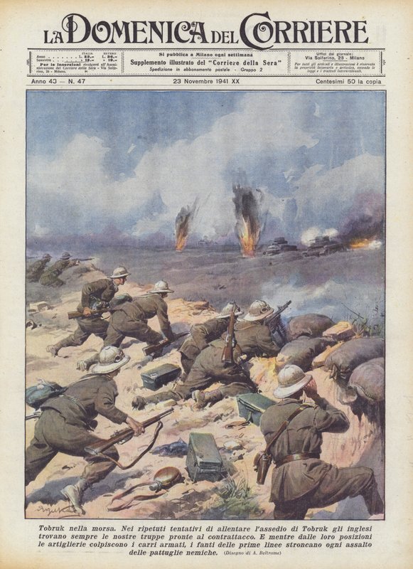 Tobruk i grebet af Achille Beltrame