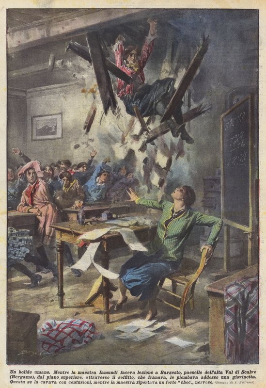 En menneskelig ildkugle af Achille Beltrame