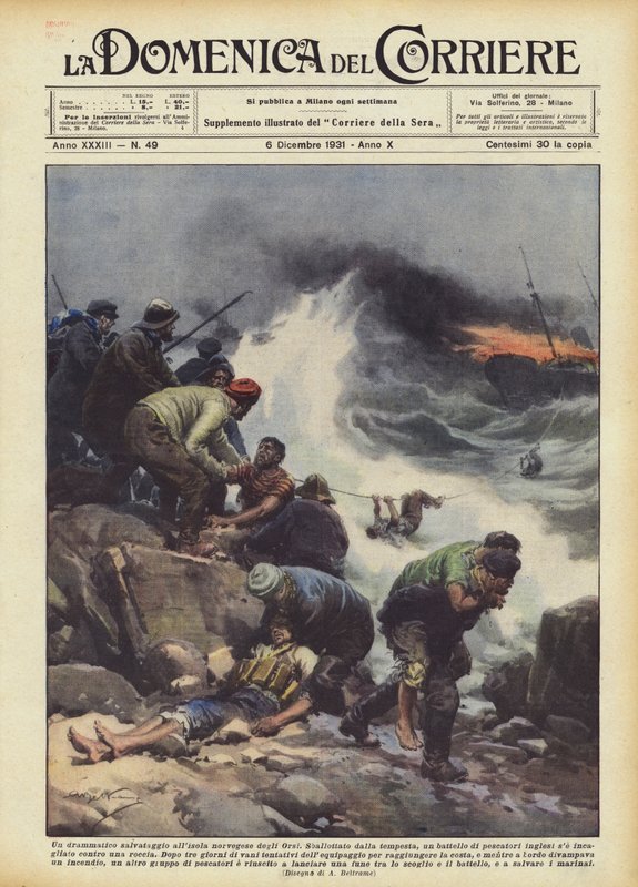 En dramatisk redning til den norske bjørneø af Achille Beltrame