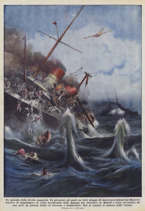 En episode af det spanske oprør af Achille Beltrame