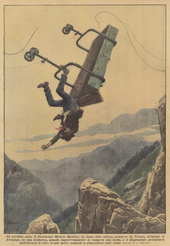 Et frygteligt spring af Achille Beltrame