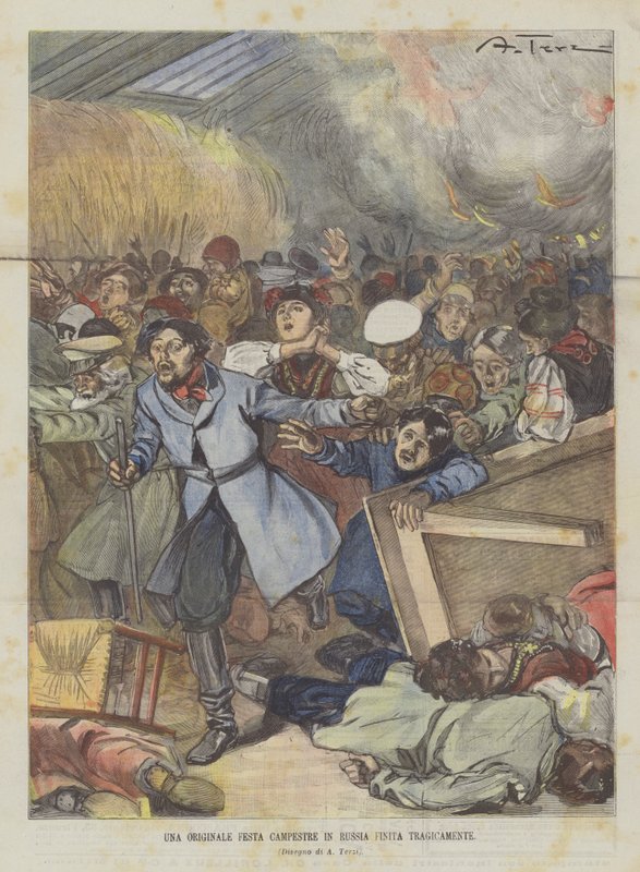 En original russisk landsfest sluttede tragisk af Achille Beltrame