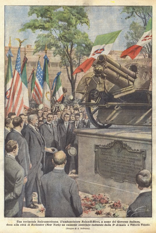 En italiensk-amerikansk ceremoni af Achille Beltrame