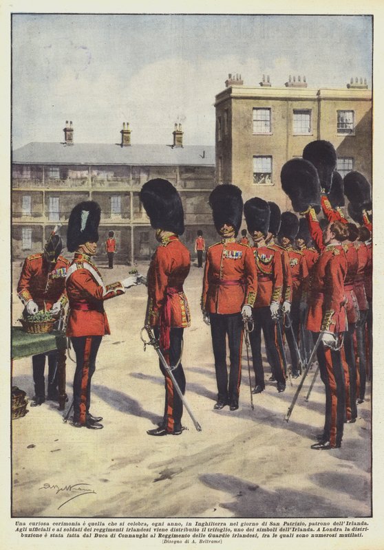 En mærkelig ceremoni og den, der fejres hvert år i England på St.? af Achille Beltrame