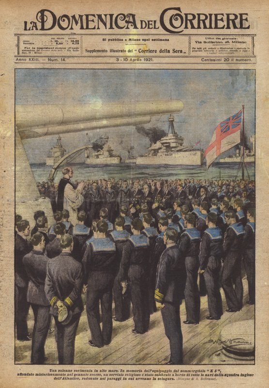 En højtidelig ceremoni på åbent hav af Achille Beltrame