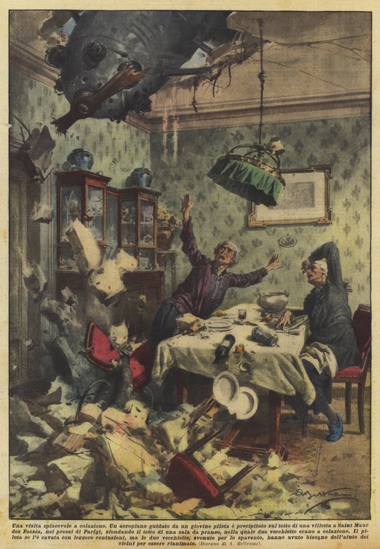 Et ubehageligt besøg ved morgenmaden af Achille Beltrame