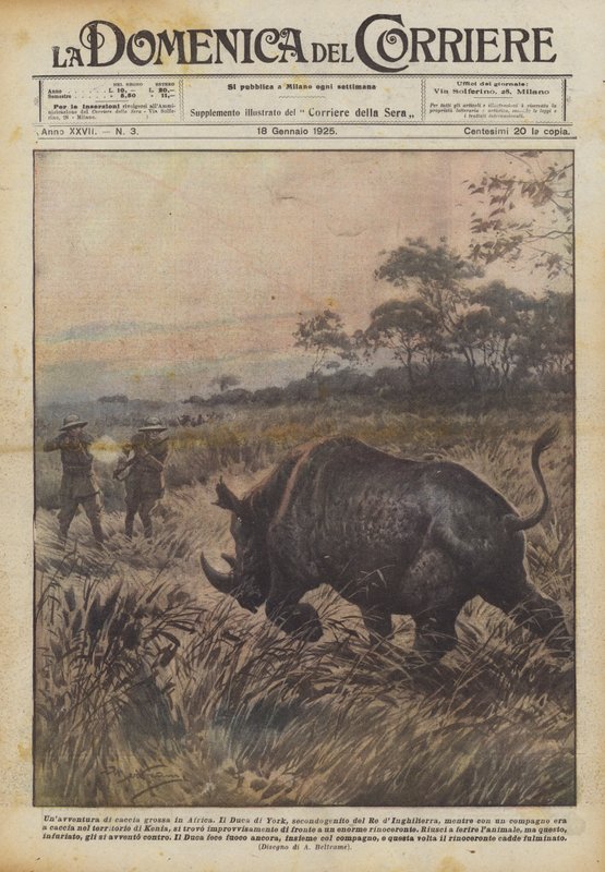 Et storvildtjagteventyr i Afrika af Achille Beltrame