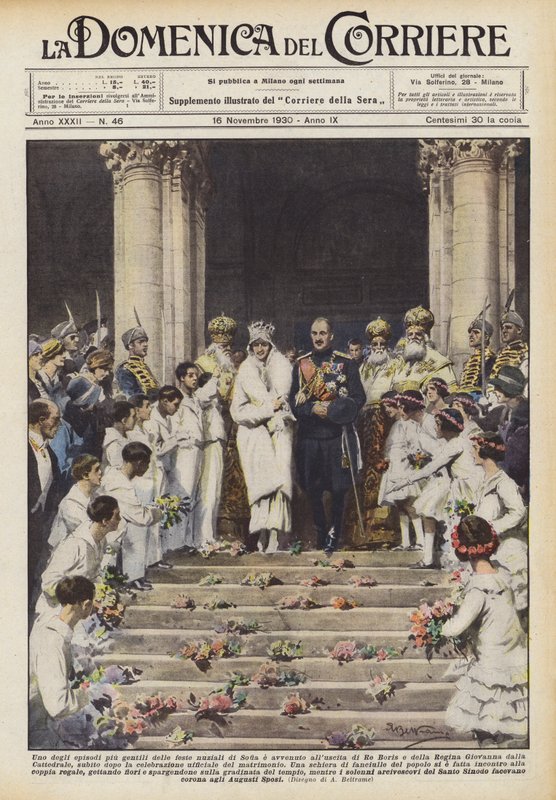 Opstod en af ​​de hyggeligste episoder af Sofias bryllupsfester, efter at kong Boris rejste? af Achille Beltrame