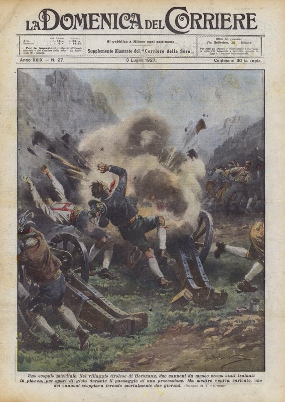 En dødbringende eksplosion af Achille Beltrame