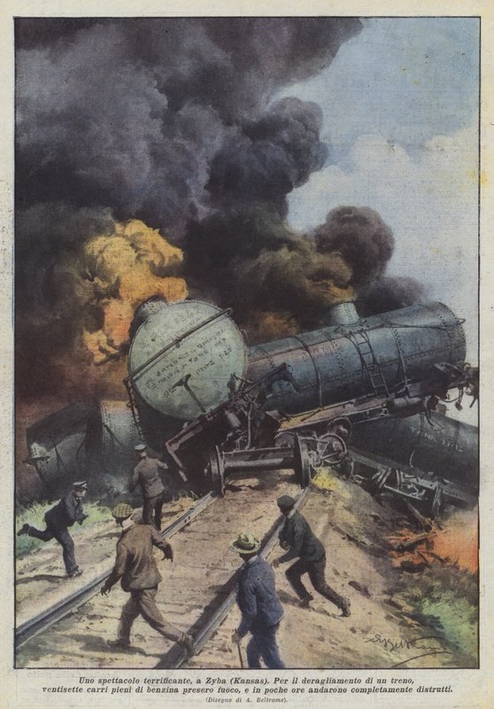 Et skræmmende syn i Zyba (Kansas) af Achille Beltrame