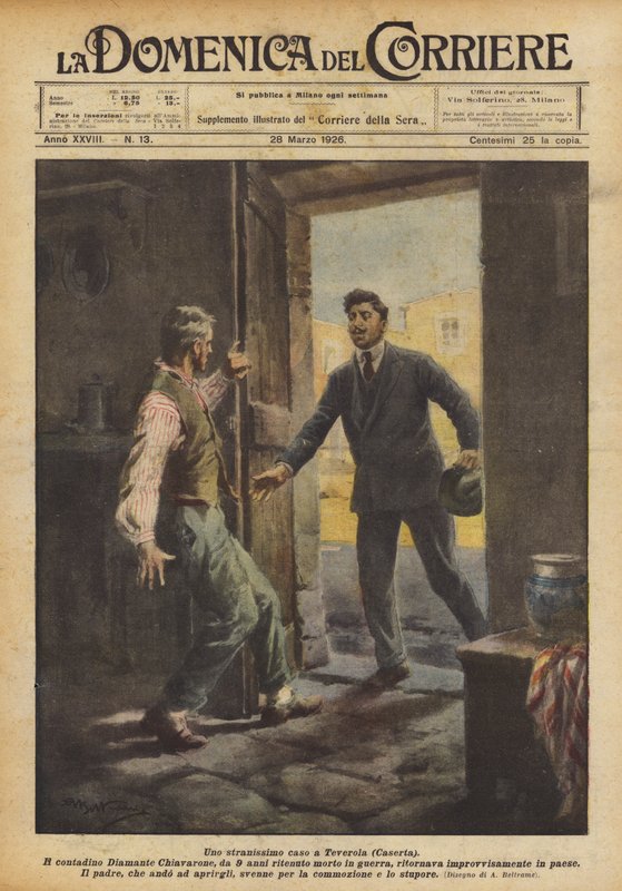 En meget mærkelig sag i Teverola (Caserta) af Achille Beltrame