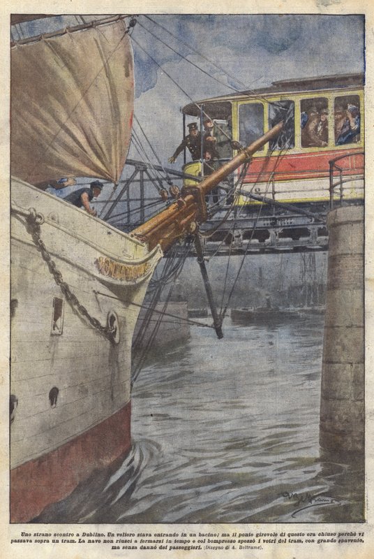 En mærkelig konfrontation i Dublin af Achille Beltrame