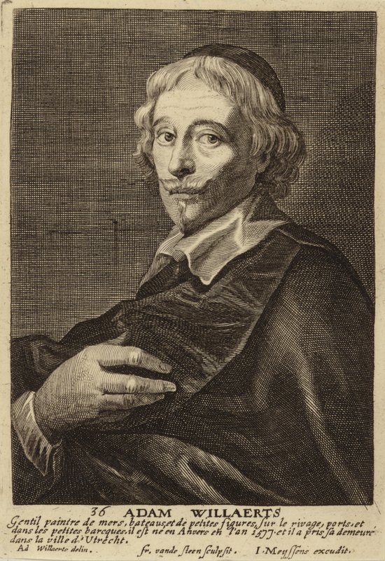 Portræt af Adam Willaerts af Adam Willaerts