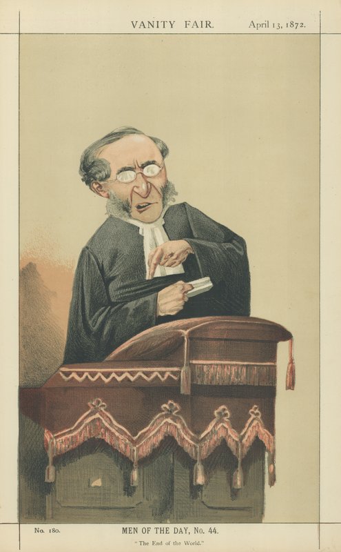 Pastor John Cumming (farvelitografi) af Adriano Cecioni