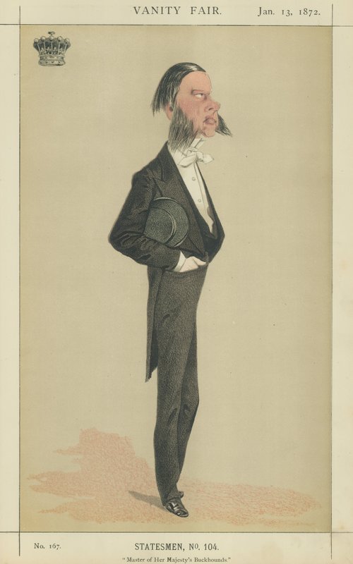 Jarlen af Cork og Orrey (farve litho) af Adriano Cecioni