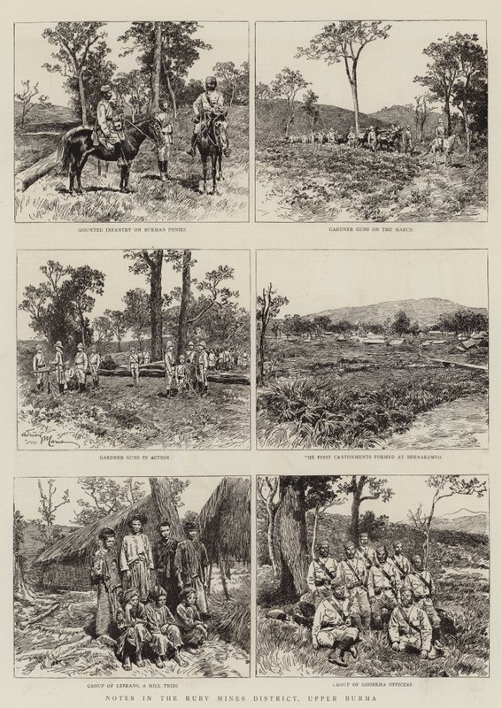 Noter i Ruby Mines District, Upper Burma af Adrien Emmanuel Marie
