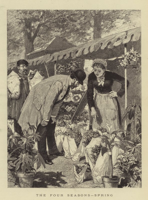 De fire årstider, forår af Adrien Emmanuel Marie