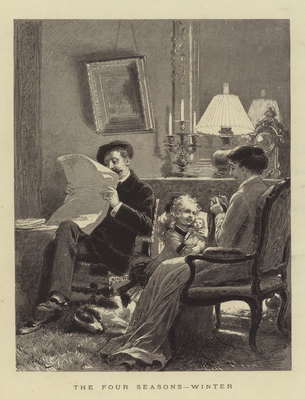De fire årstider, vinter af Adrien Emmanuel Marie