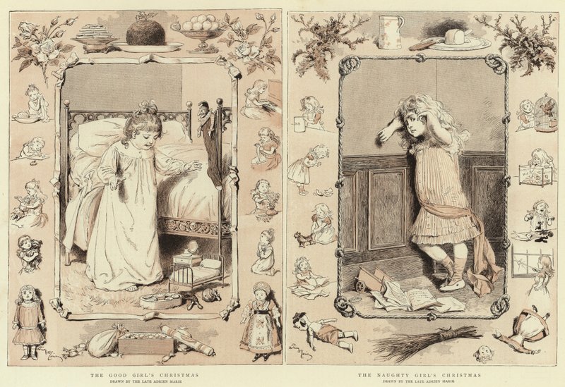 Den gode piges jul, den frække piges jul af Adrien Emmanuel Marie