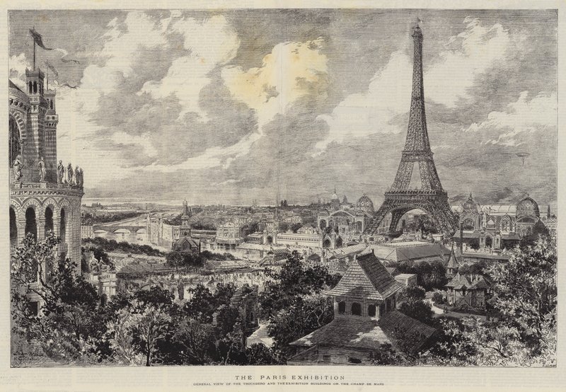 Paris-udstillingen af Adrien Emmanuel Marie