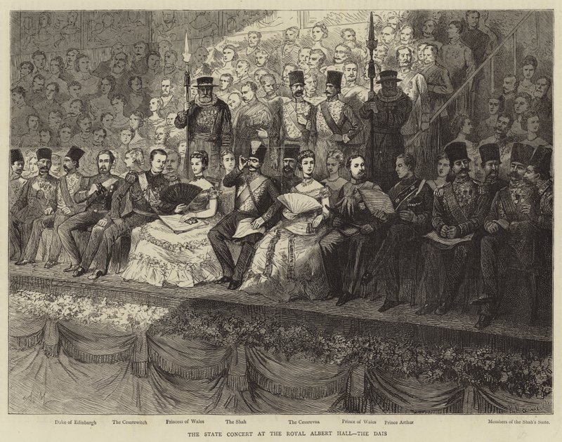 Statskoncerten i Royal Albert Hall, Dais af Adrien Emmanuel Marie