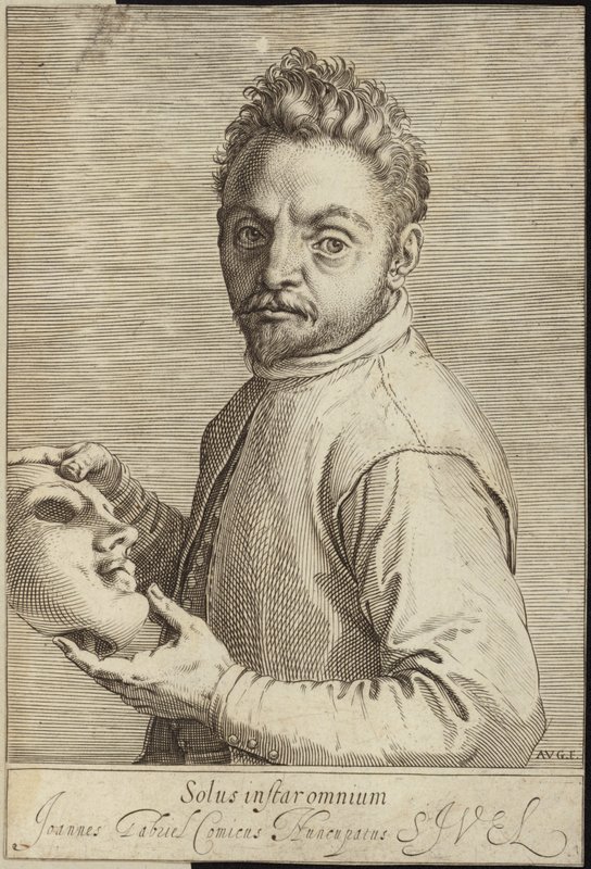 Portræt af Giovanni Gabrielli af Agostino Carracci