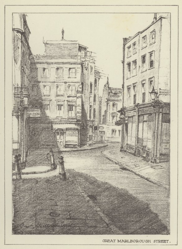 Great Marlborough Street af Alan Stapleton