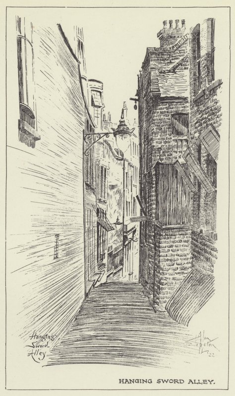 Hængende Sword Alley af Alan Stapleton