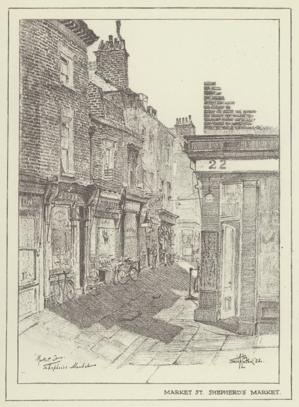 Market Street, Shepherds Market af Alan Stapleton