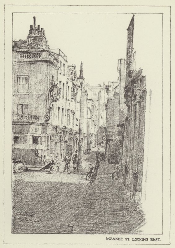 Market Street, kigger mod øst af Alan Stapleton