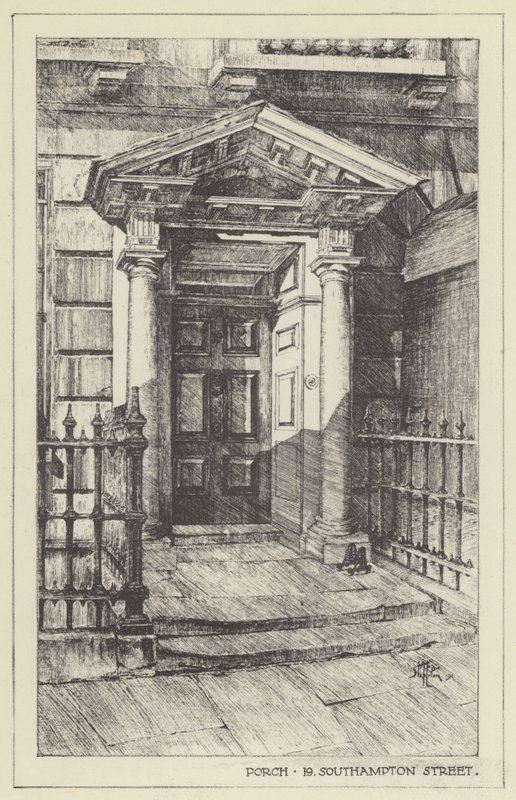 Porch, 19, Southampton Street af Alan Stapleton