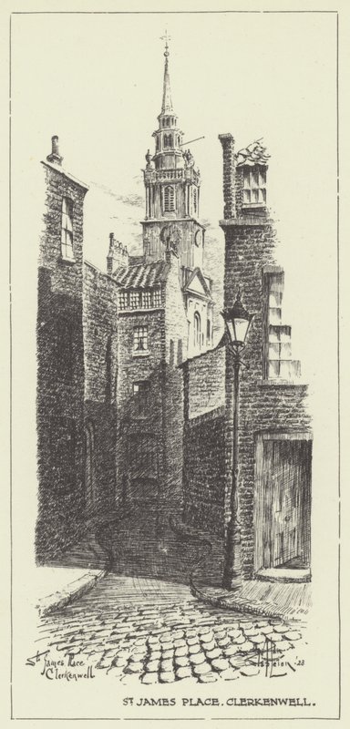 St James Place, Clerkenwell af Alan Stapleton