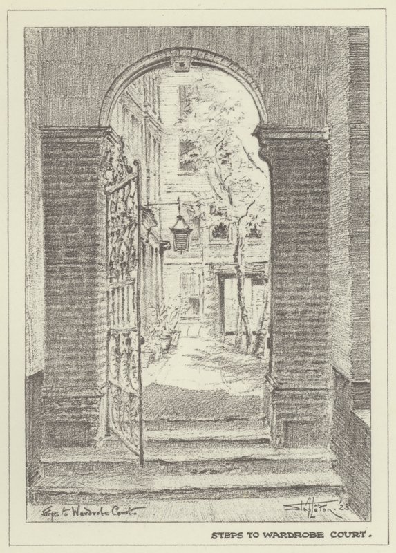 Trin til Garderobe Court af Alan Stapleton