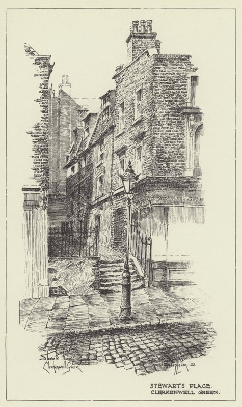 Stewarts Place, Clerkenwell Green af Alan Stapleton