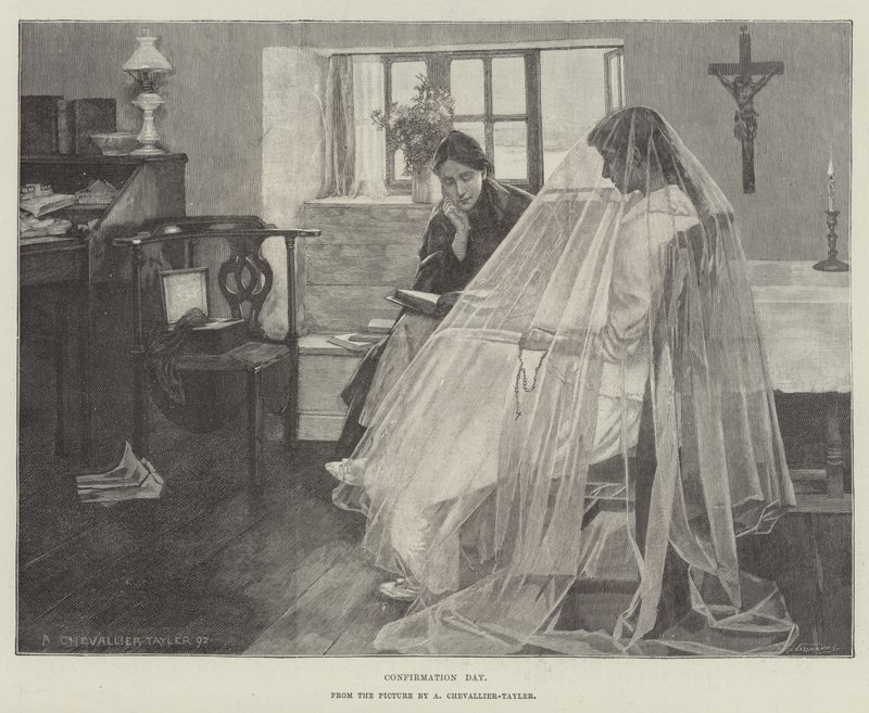 Konfirmationsdag af Albert Chevallier Tayler