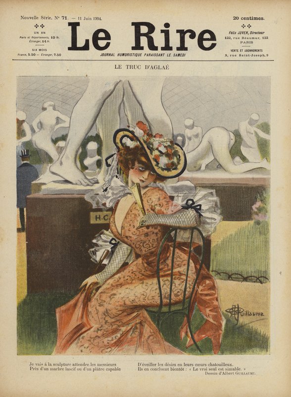 Illustration til Le Rire af Albert Guillaume
