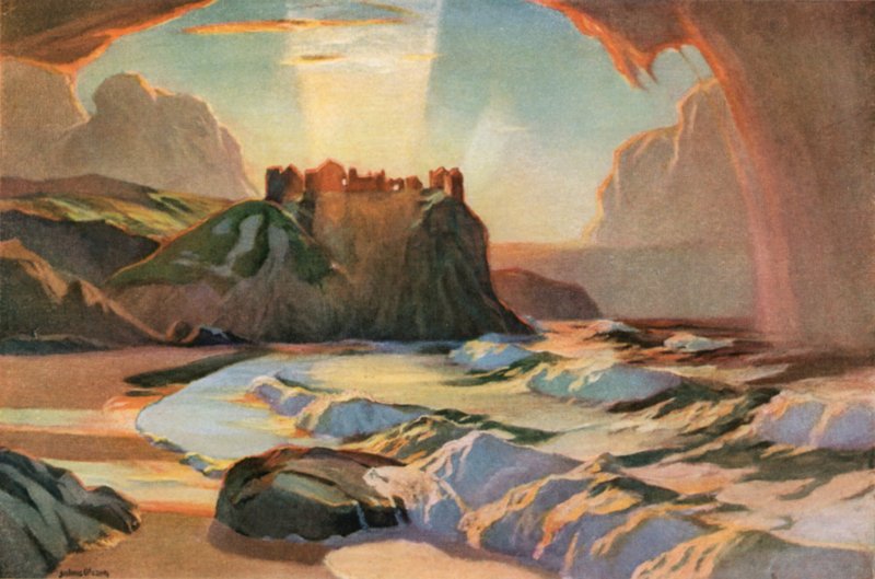Nordirland, Dunluce Castle af Albert Julius Olsson