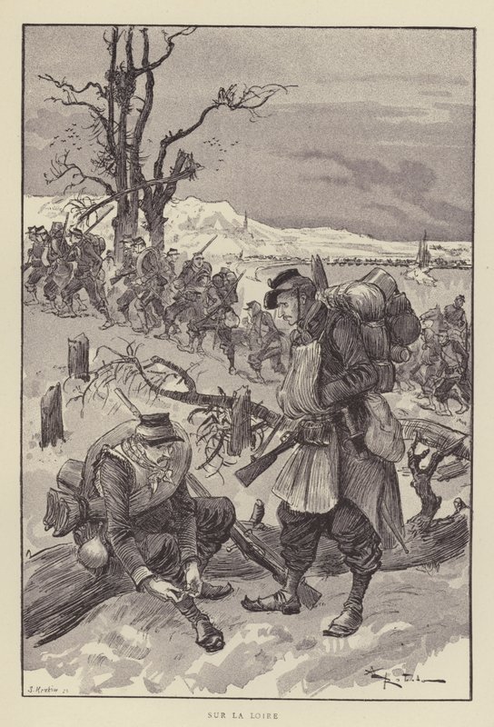 På Loire af after Albert Robida