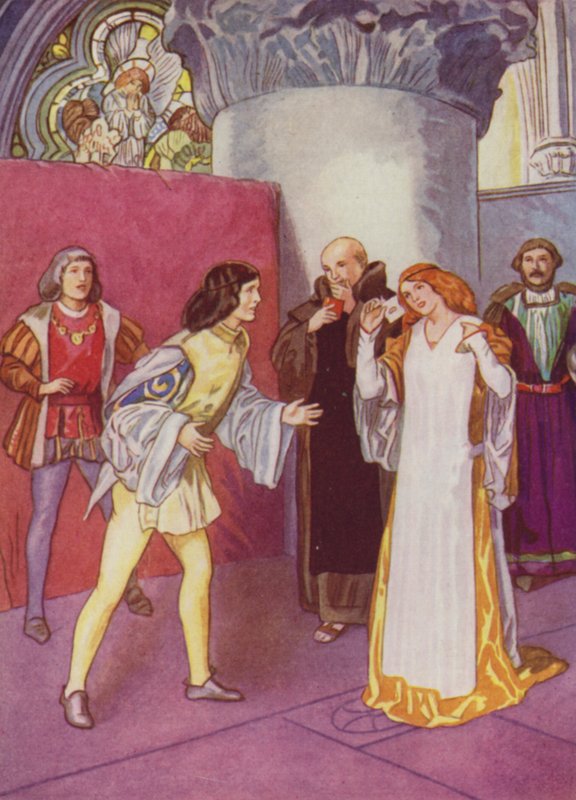 Shakespeare: Much Ado About Nothing (farve litho) af Albert Edward Jackson