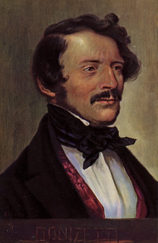 Gaetano Donizetti, italiensk komponist (1797-1848) af Albert Eichhorn