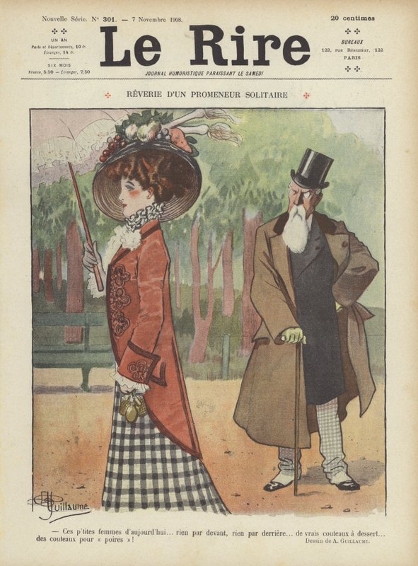 Illustration til Le Rire af Albert Guillaume