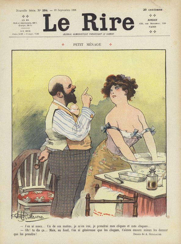 Illustration til Le Rire af Albert Guillaume