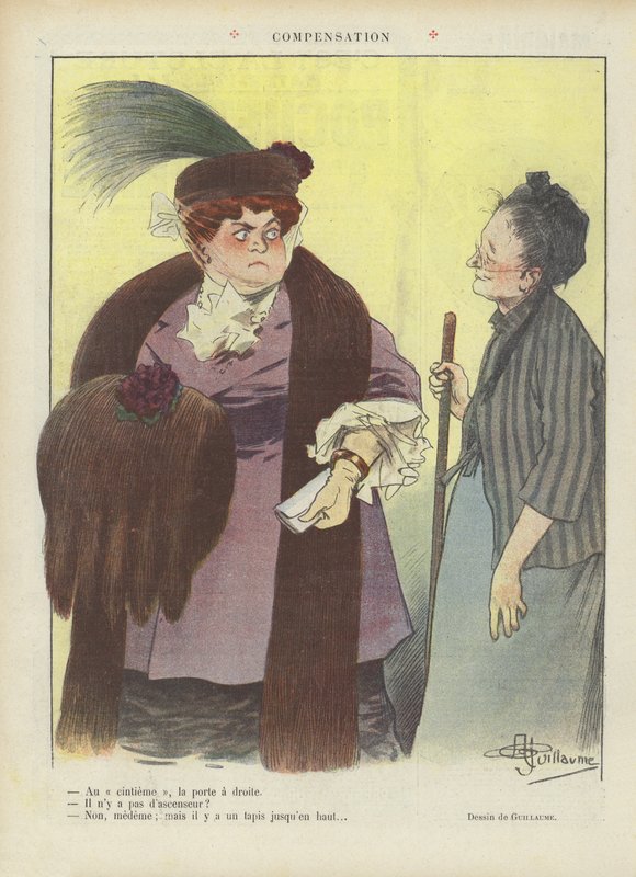 Illustration til Le Rire af Albert Guillaume