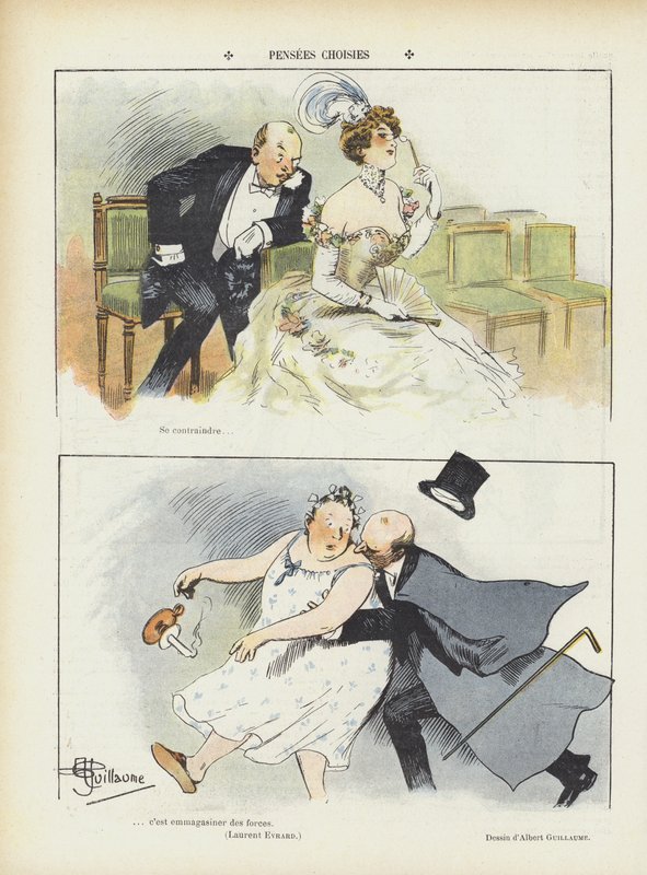 Illustration til Le Rire af Albert Guillaume