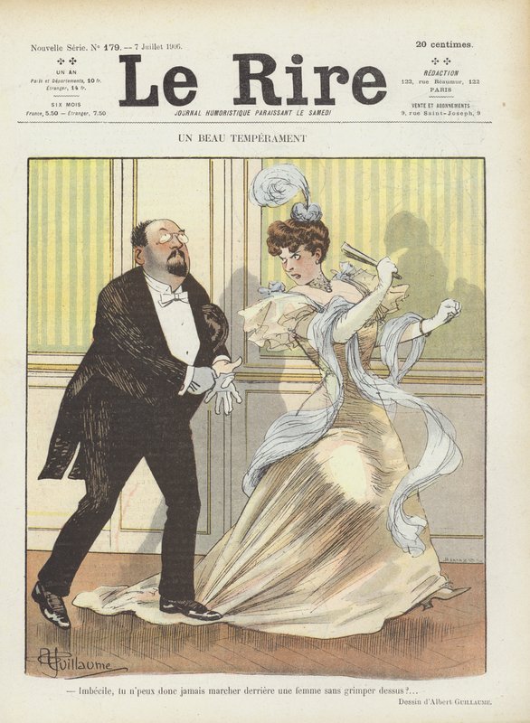 Illustration til Le Rire af Albert Guillaume