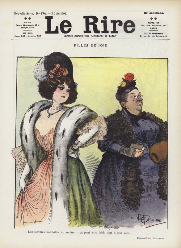 Illustration til Le Rire af Albert Guillaume