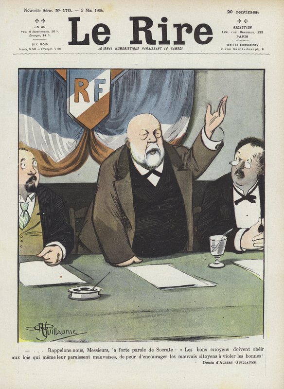 Illustration til Le Rire af Albert Guillaume